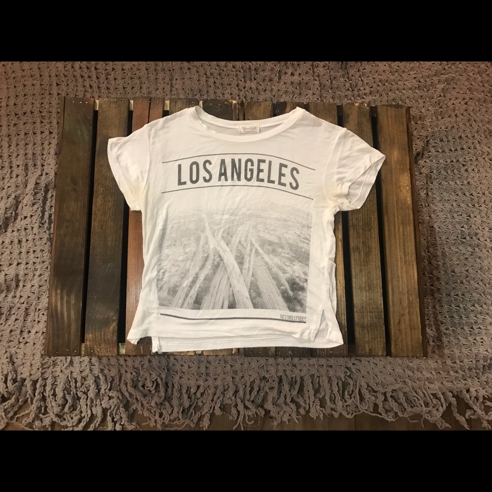 LA crop top - brandy melville